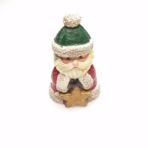 Christmas Holiday Santa Clause St Nick Star Brooch